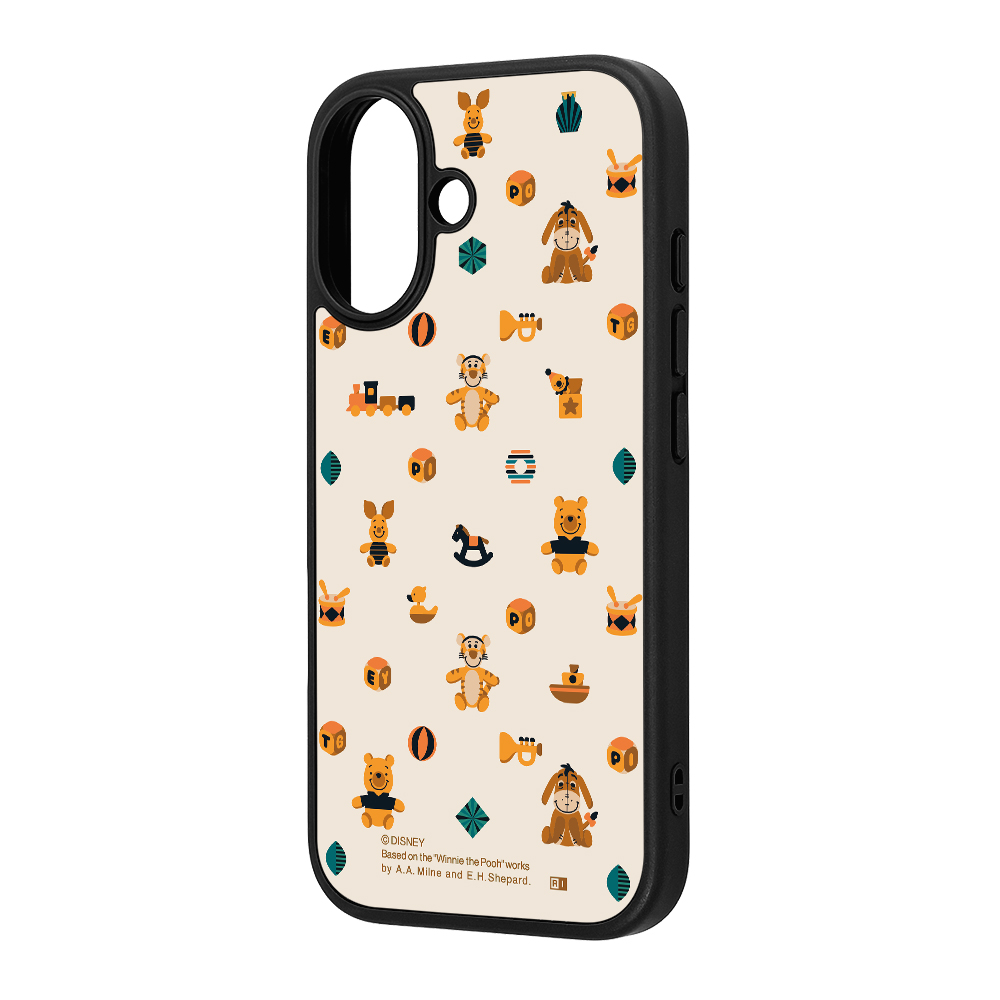 iPhone 17 / ディズニー / maru 衝撃吸収 バンパー ハイブリッドケース / くまのプーさん_ハニートイズ